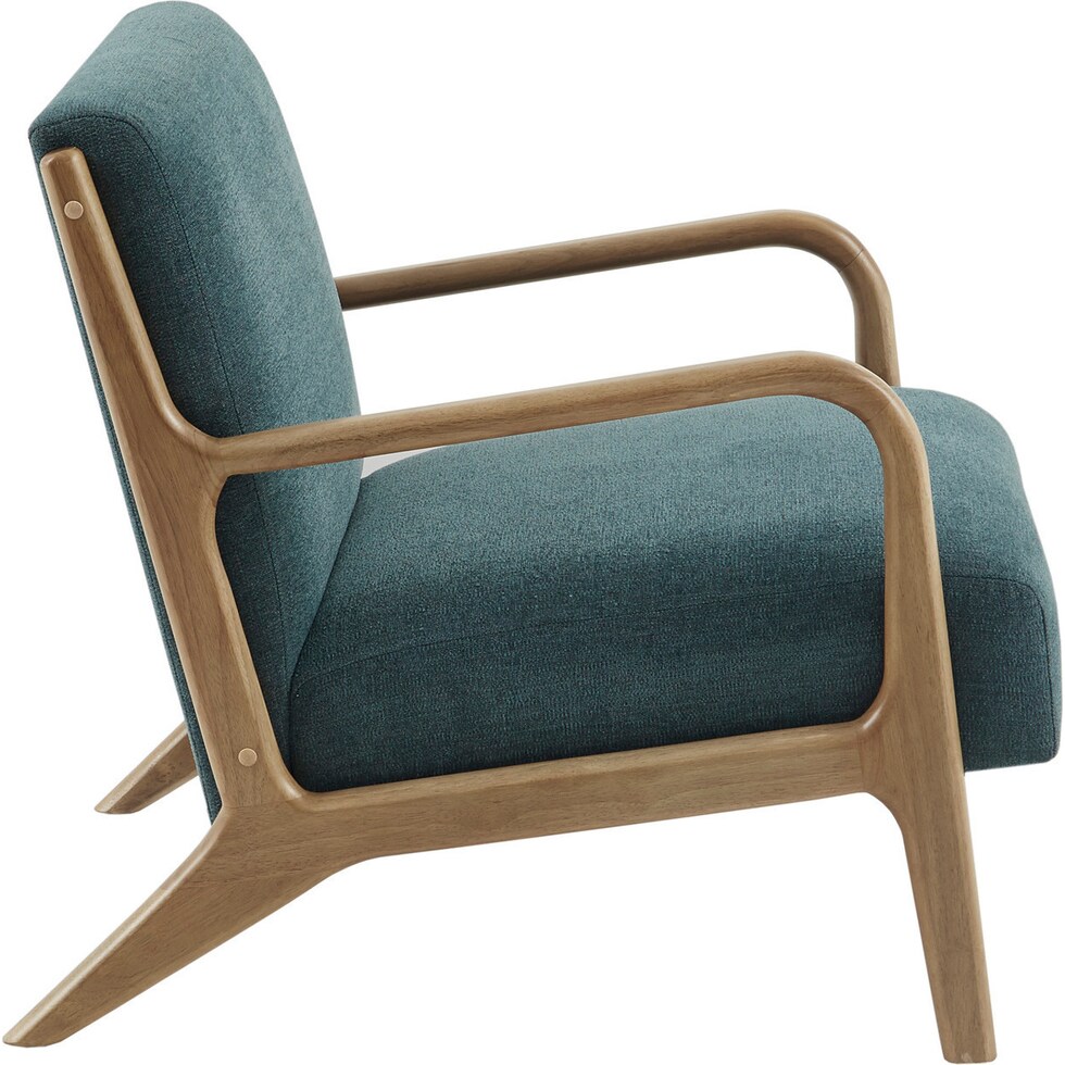 teal accent chair   