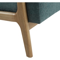 teal accent chair   