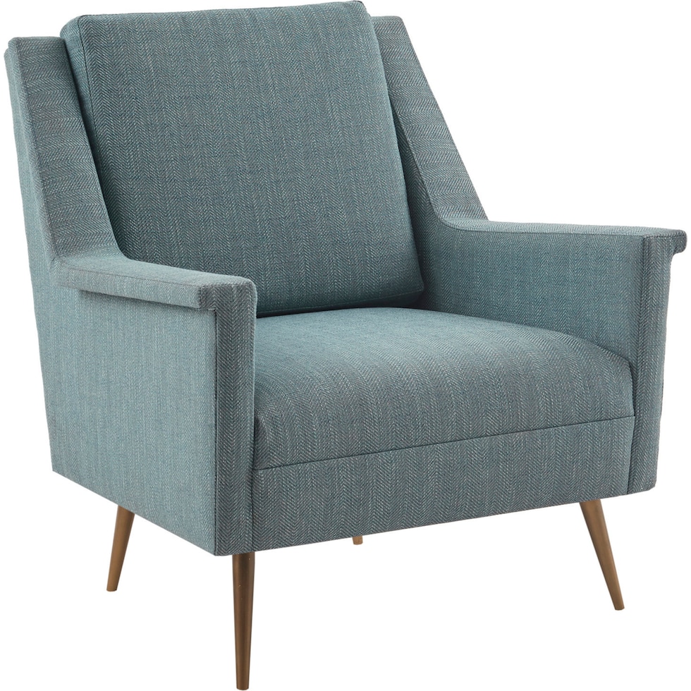 teal accent chair   