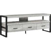 teasley gray tv stand   