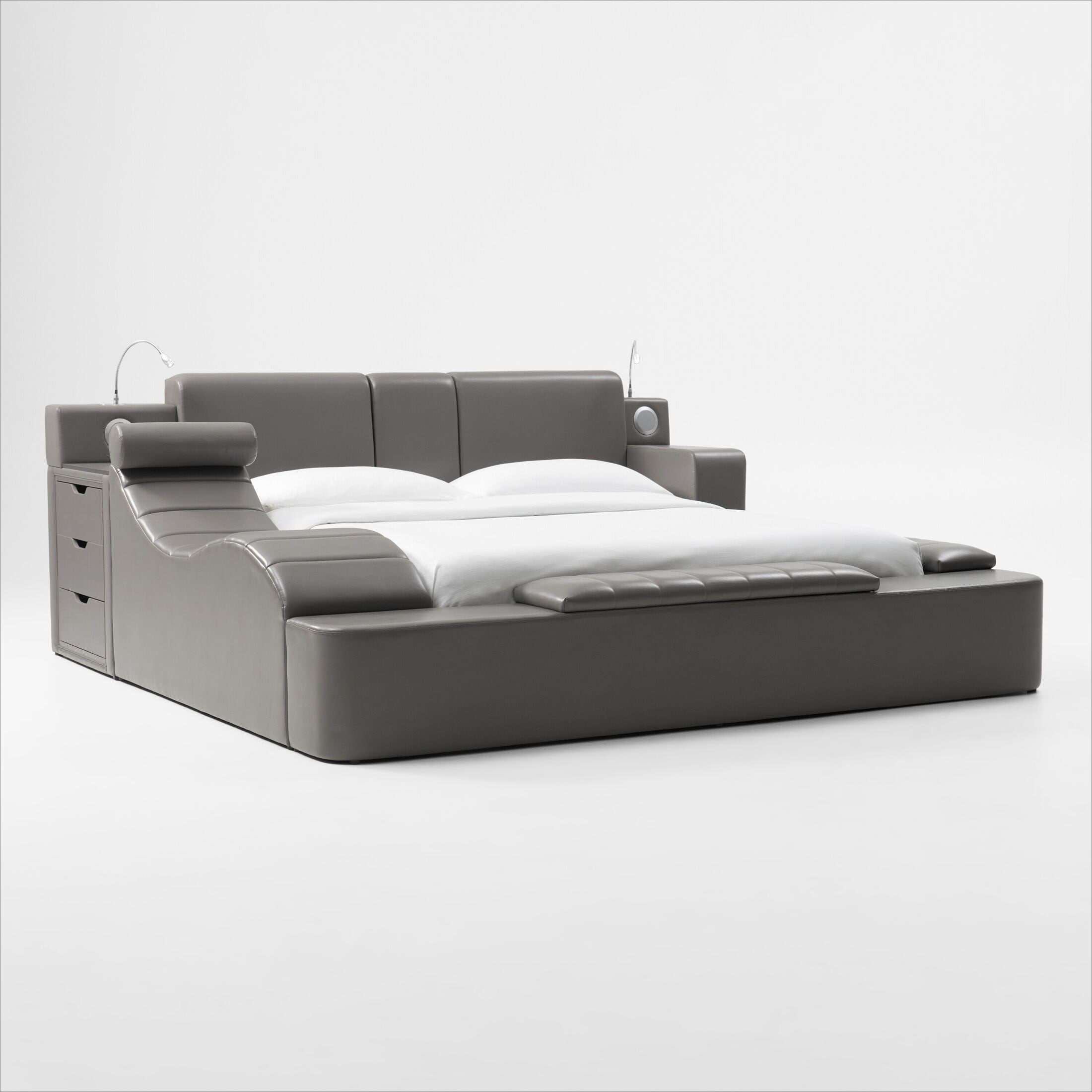 Tech Storage Bed with Bluetooth® Speakers | Value City Furniture