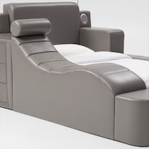 tech bed gray twin bed   