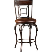 tecton dark brown counter height stool   