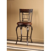 tecton dark brown counter height stool   