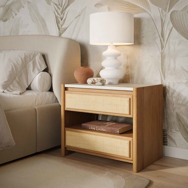 Teddie 2-Drawer Nightstand
