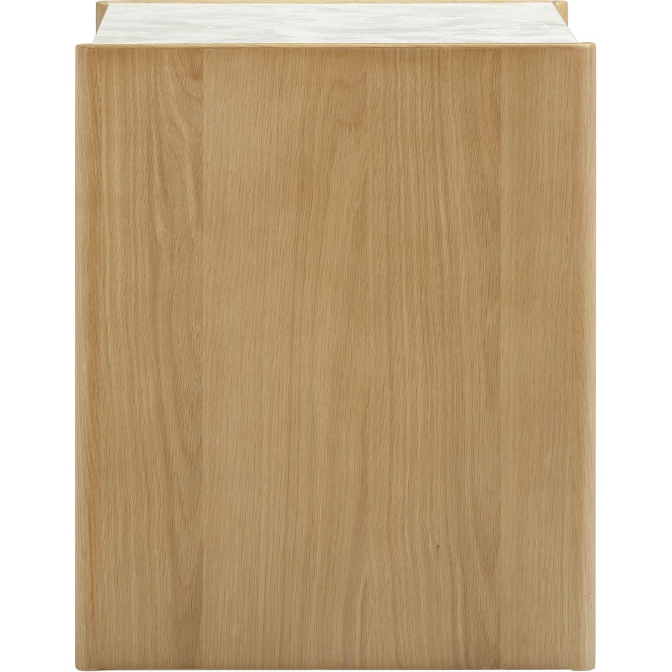 teddie light brown nightstand   