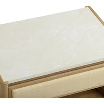 teddie light brown nightstand   