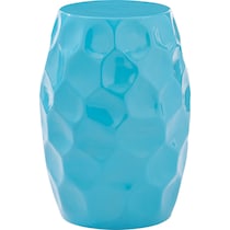 teela blue side table   
