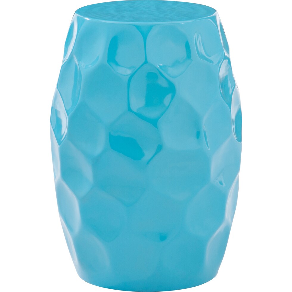 teela blue side table   