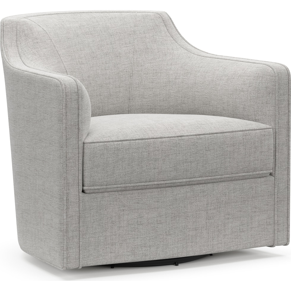 tegan adario fog swivel chair   