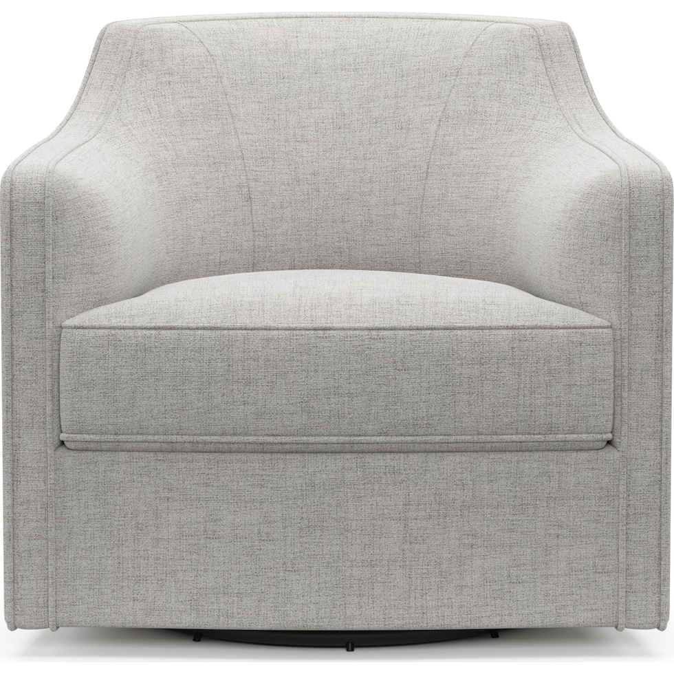 tegan adario fog swivel chair   