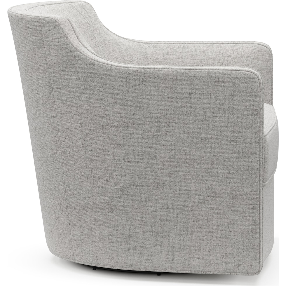 tegan adario fog swivel chair   