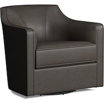 tegan black swivel chair   
