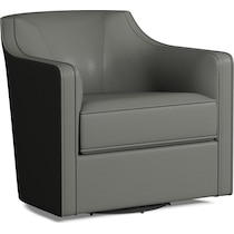 tegan black swivel chair   