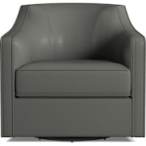 tegan black swivel chair   