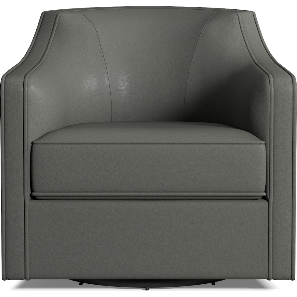 tegan black swivel chair   