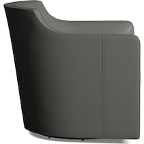 tegan black swivel chair   