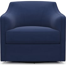 tegan blue swivel chair   