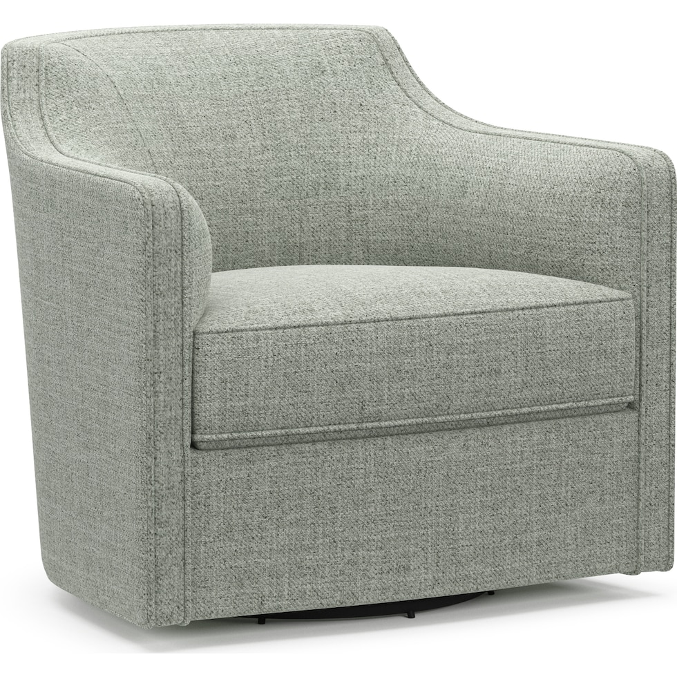 tegan blue swivel chair   