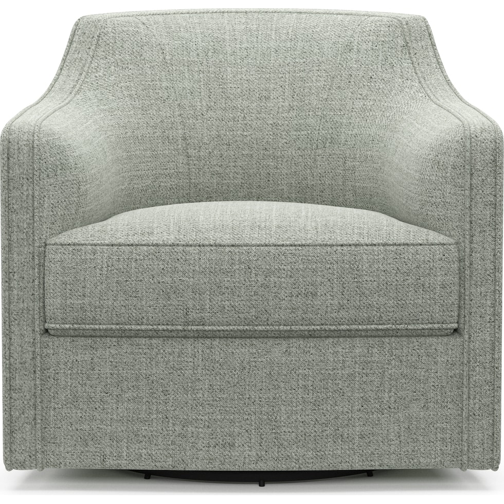 tegan blue swivel chair   