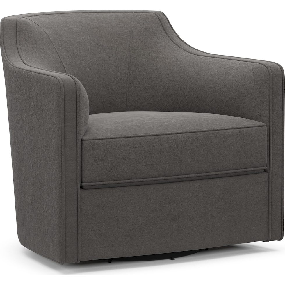 tegan gray accent chair   