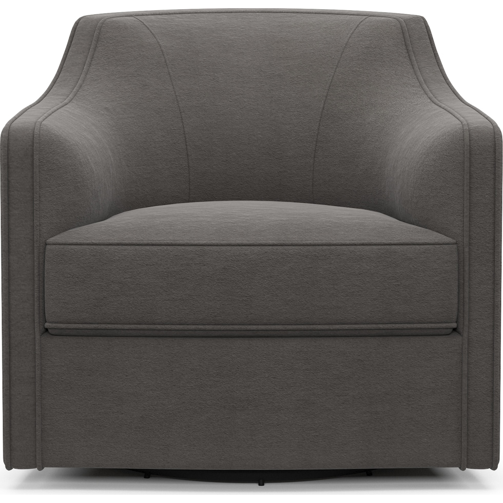 tegan gray accent chair   