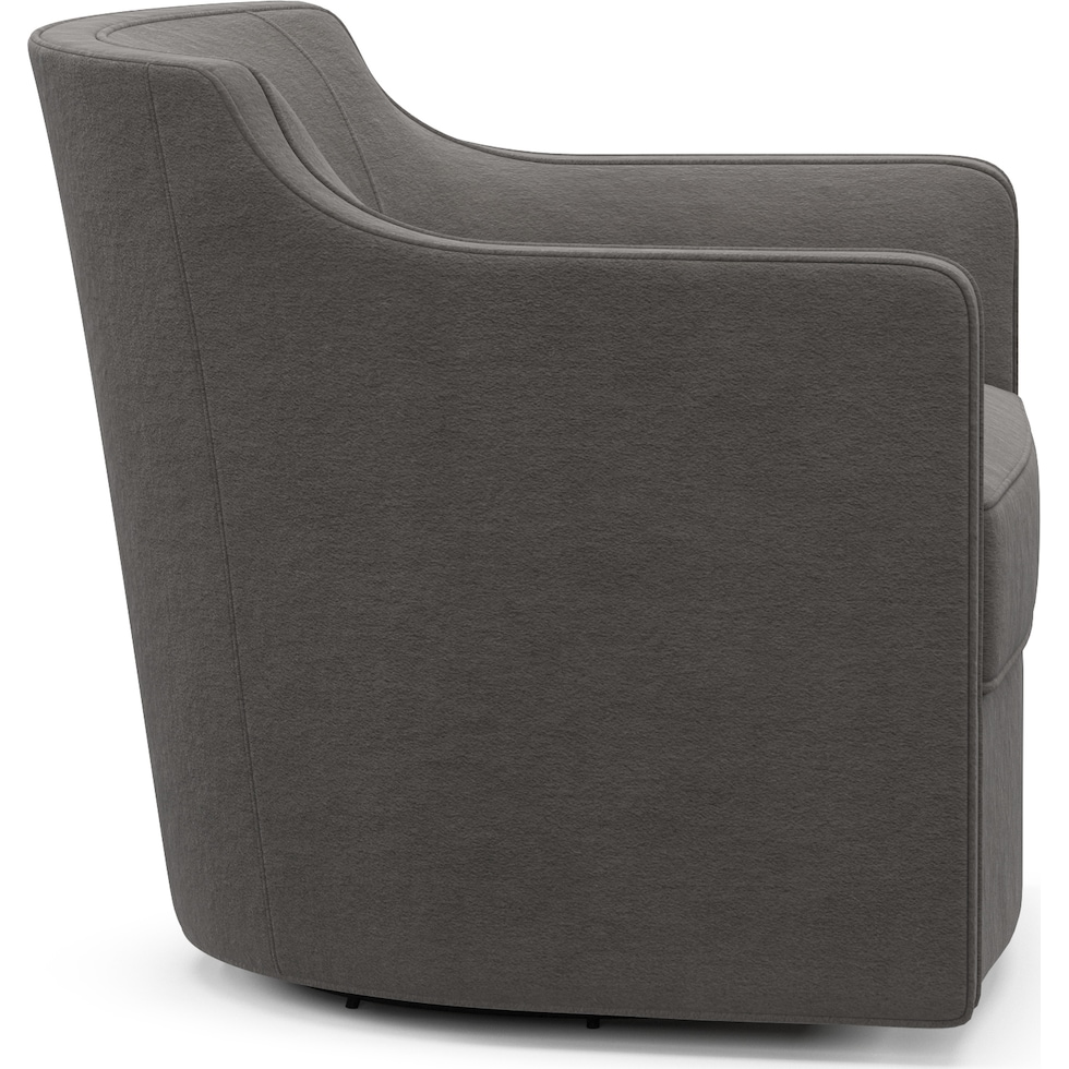 tegan gray accent chair   