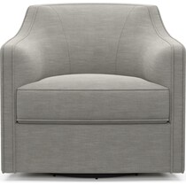 tegan gray swivel chair   
