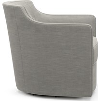 tegan gray swivel chair   