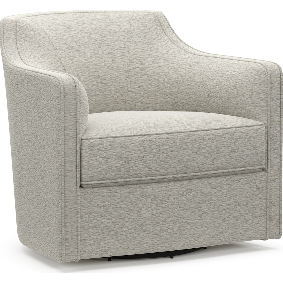 tegan gray swivel chair   