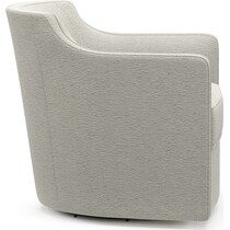 tegan gray swivel chair   