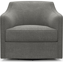 tegan gray swivel chair   