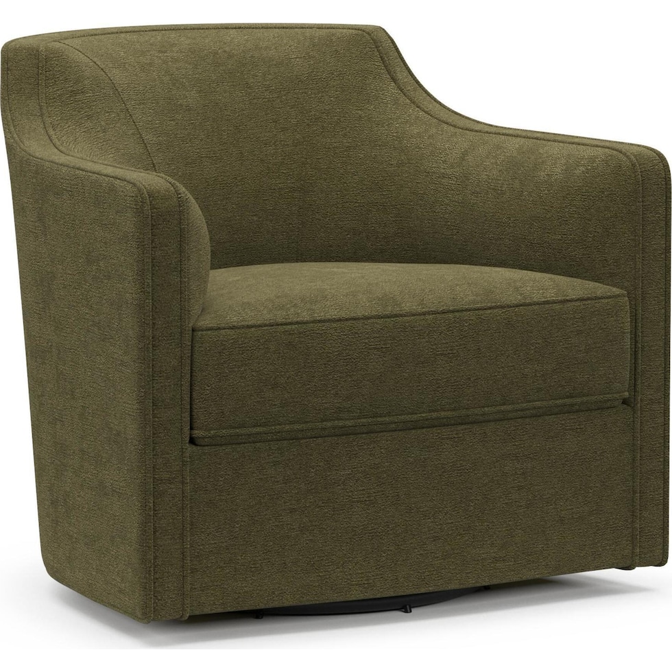 tegan green accent chair   