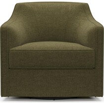 tegan green accent chair   