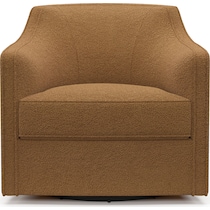 tegan light brown accent chair   