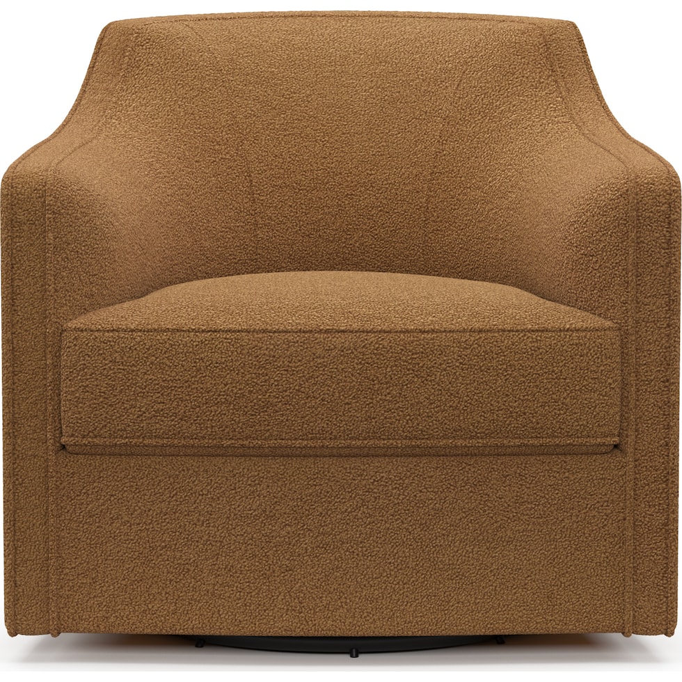 tegan light brown accent chair   