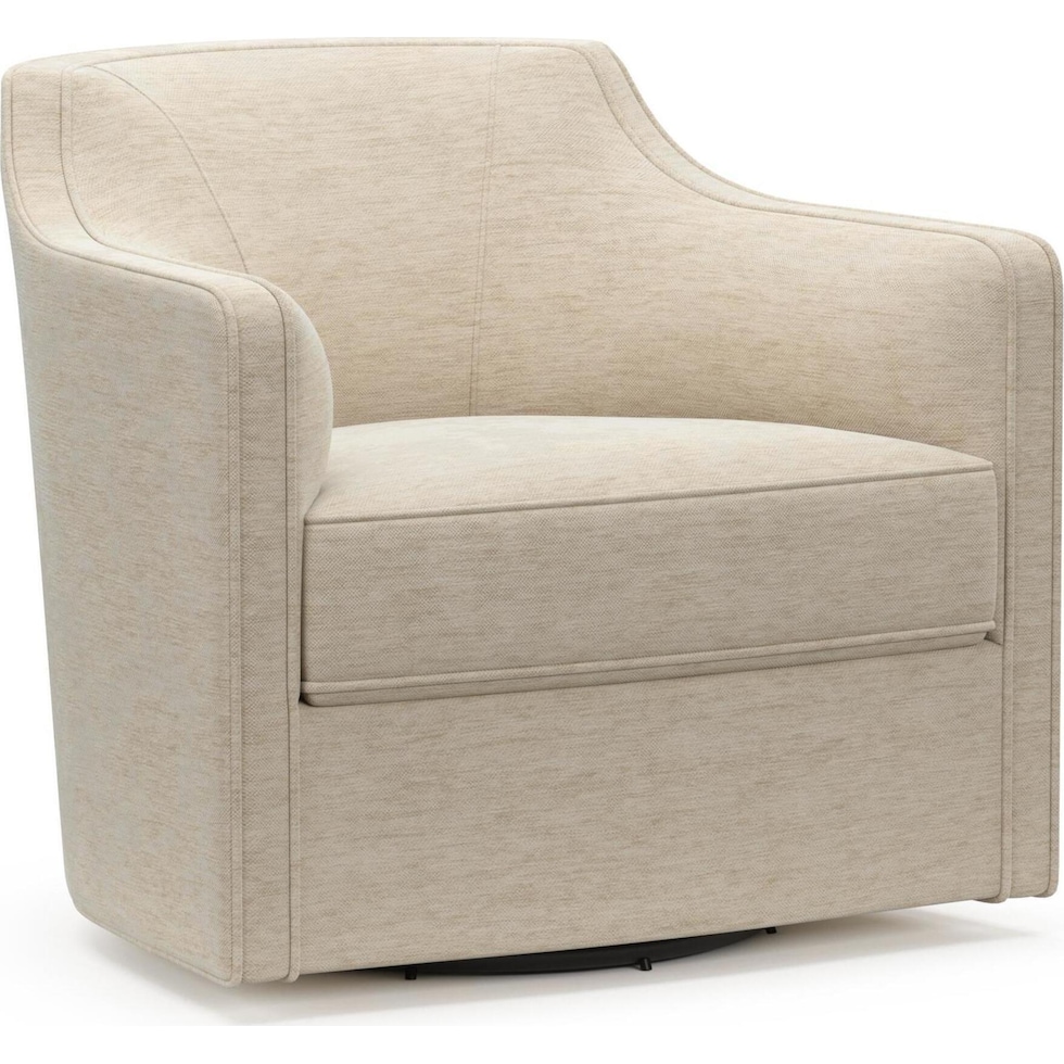 tegan neutral swivel chair   