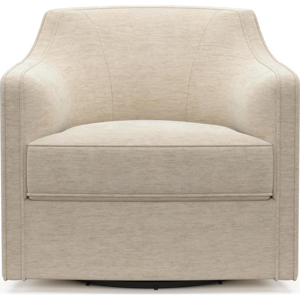 tegan neutral swivel chair   