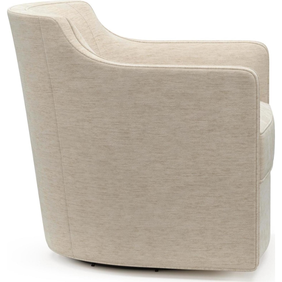 tegan neutral swivel chair   