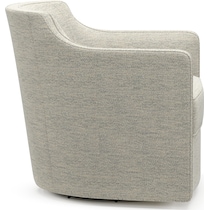 tegan white swivel chair   