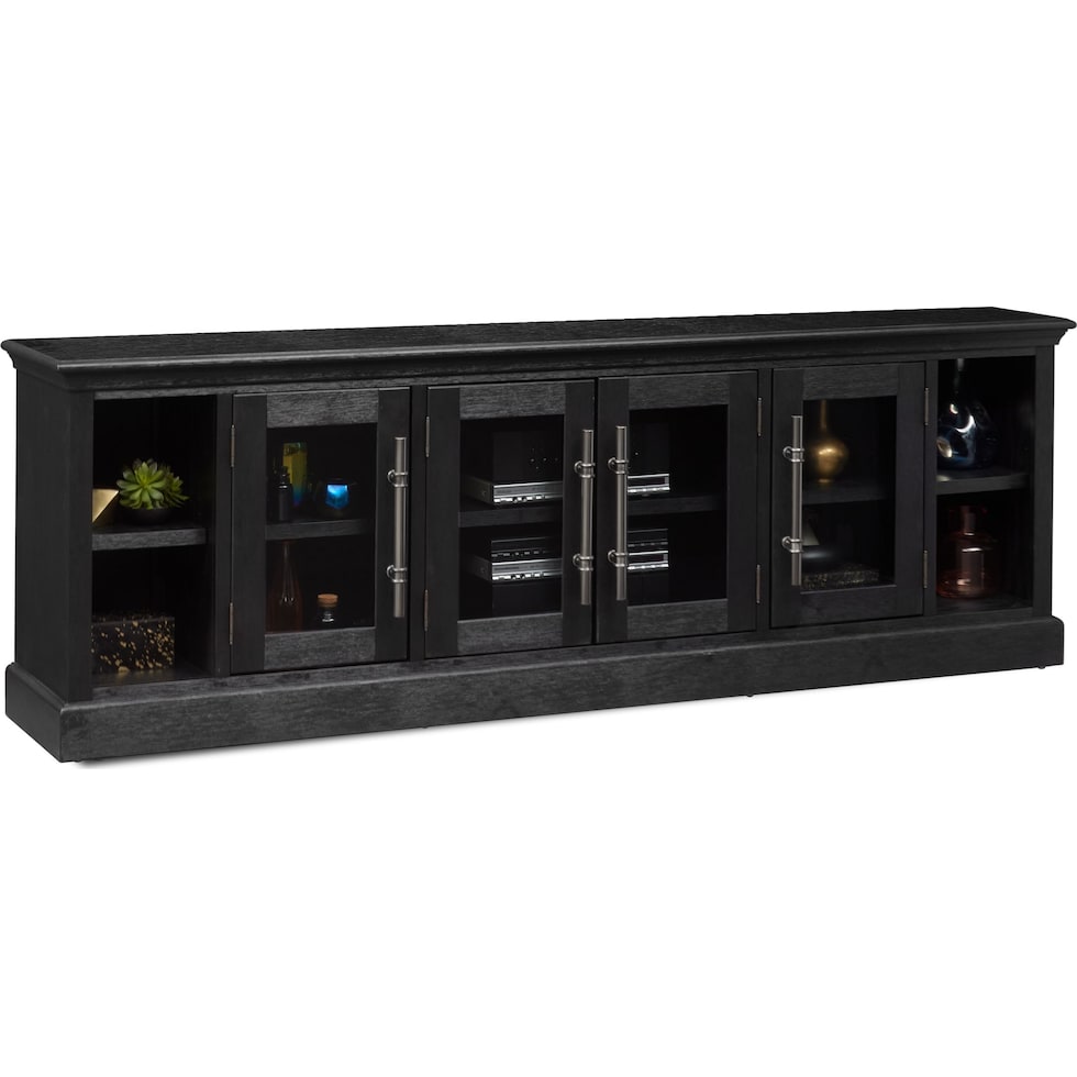 telluride dark brown tv stand   