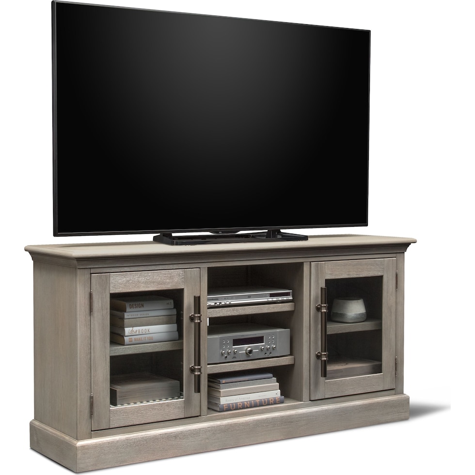 telluride light brown tv stand   