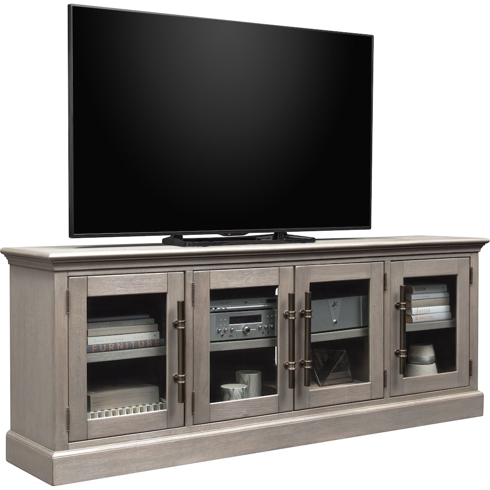 telluride light brown tv stand   