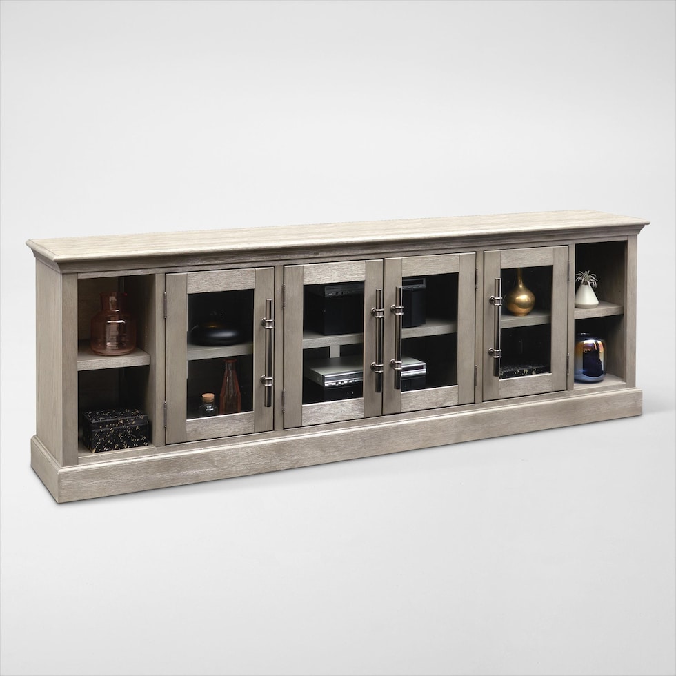 telluride light brown tv stand   