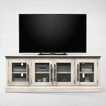 telluride white tv stand   