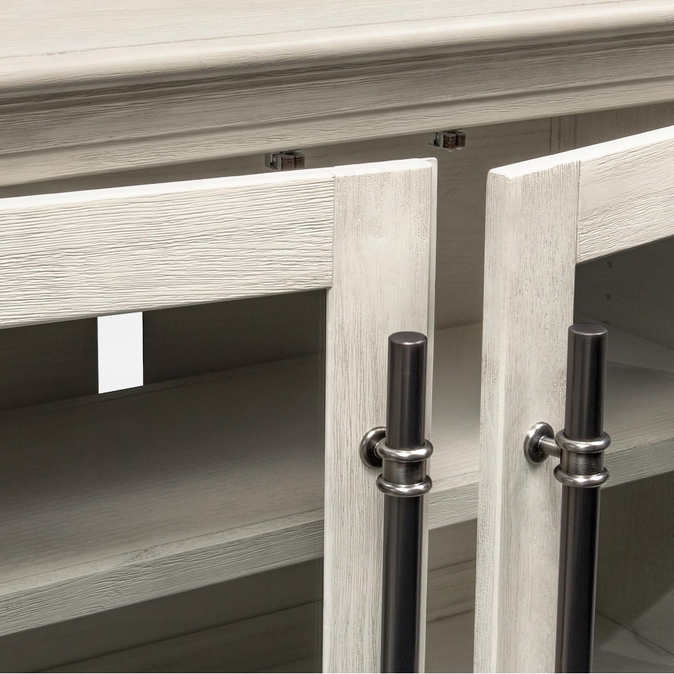 telluride white tv stand   