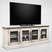 telluride white tv stand   