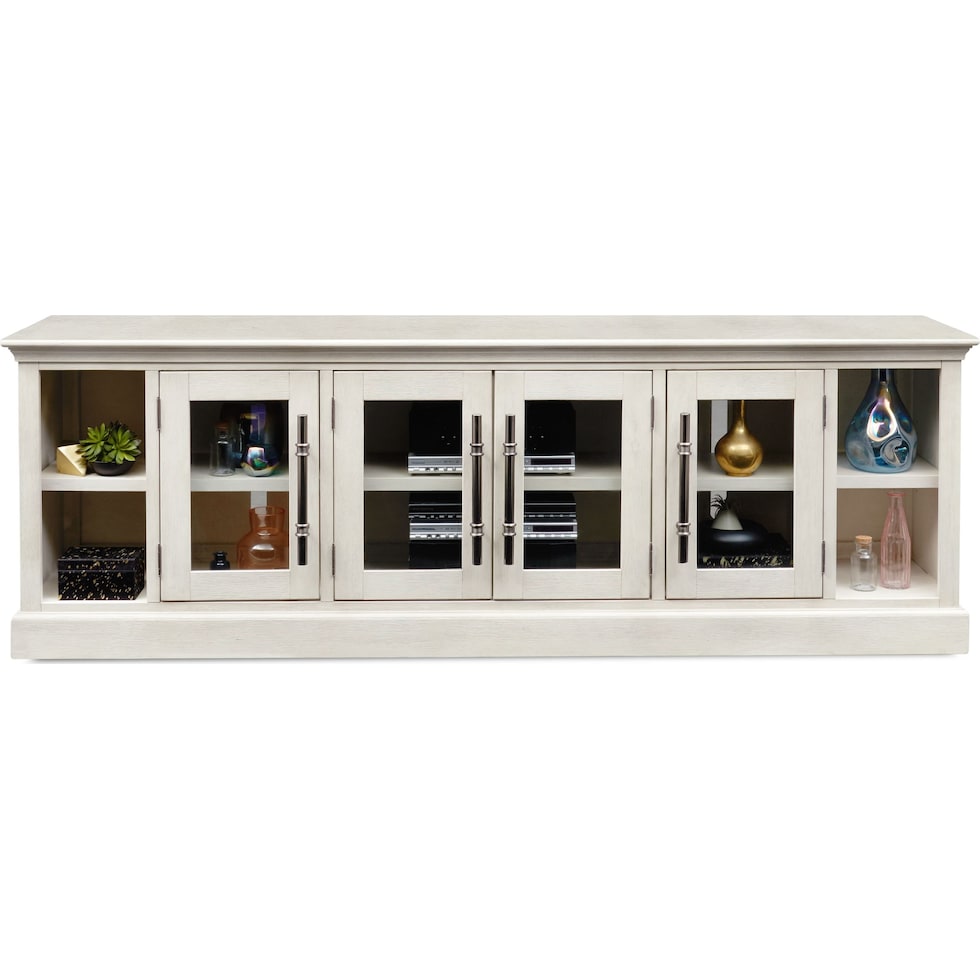 telluride white tv stand   