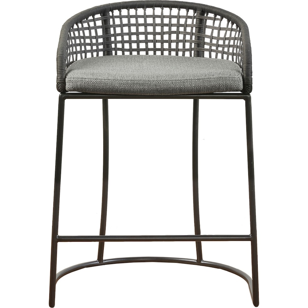 tempany gray counter height stool   