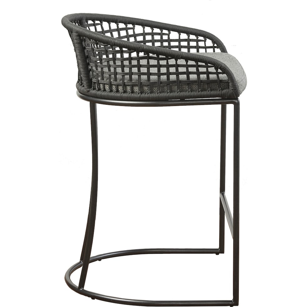 tempany gray counter height stool   